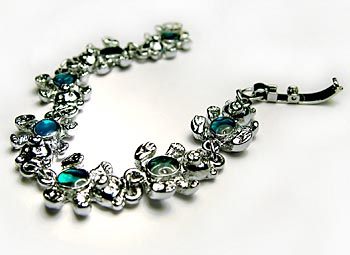 Blue Gem Bracelet