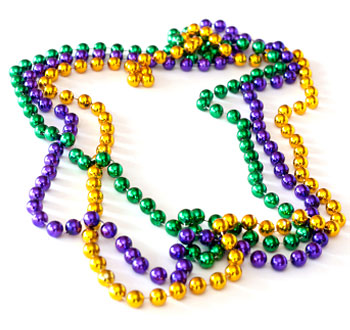 Mardi Gras Bead Necklace