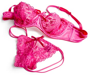 Pink Lace Lingerie