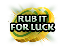 Rub it for Luck Coins Charm