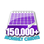 150,000 Credits in a Month