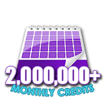 2,000,000 Credits in a Month