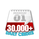 30,000 Credits in a Day