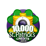 St Patricks 10,000 Credits