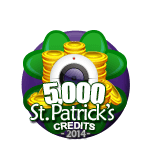 St Patricks 5,000 Credits