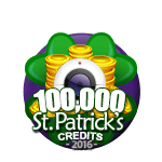 St Patricks 100,000 Credits