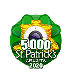St Patricks 5,000 Credits