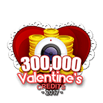 Valentine's 300,000 Credits