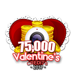 Valentine's 75,000 Credits