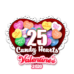 25 Candy Hearts