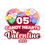 5 Candy Hearts
