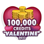 Valentine's 100,000 Credits