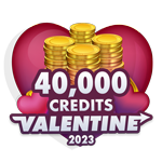 Valentine's 40,000 Credits