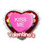 Kiss Me Candy Heart