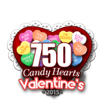 750 Candy Hearts