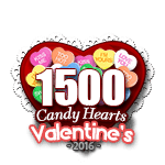 1500 Candy Hearts