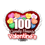 100 Candy Hearts