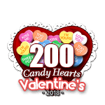 200 Candy Hearts