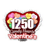 1,250 Candy Hearts