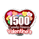 1,500 Candy Hearts