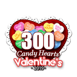 300 Candy Hearts