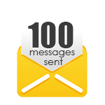 100 Messages Sent