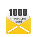 1,000 Messages Sent
