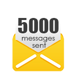 5,000 Messages Sent