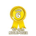 Multi-User 40cpm - Level 6