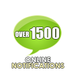 1500 Online Notifications
