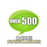500 Online Notifications