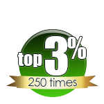 Top 3%, 250 Times