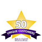 50 Unique Customers in a Day
