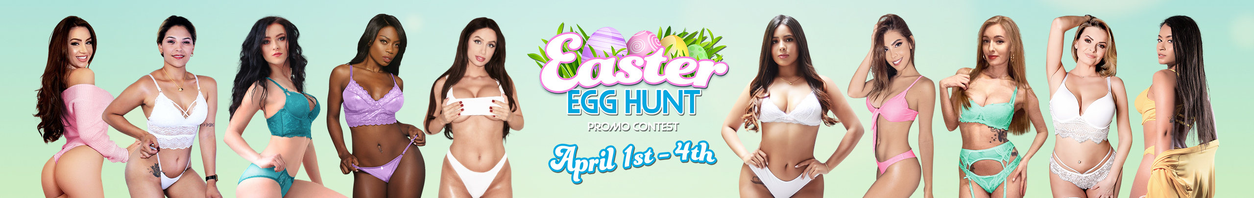 Contest Header Displaying Models