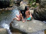 enjoying nature and positive energy that she gives us