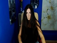 Green Eyed Brunette Plays with Herself